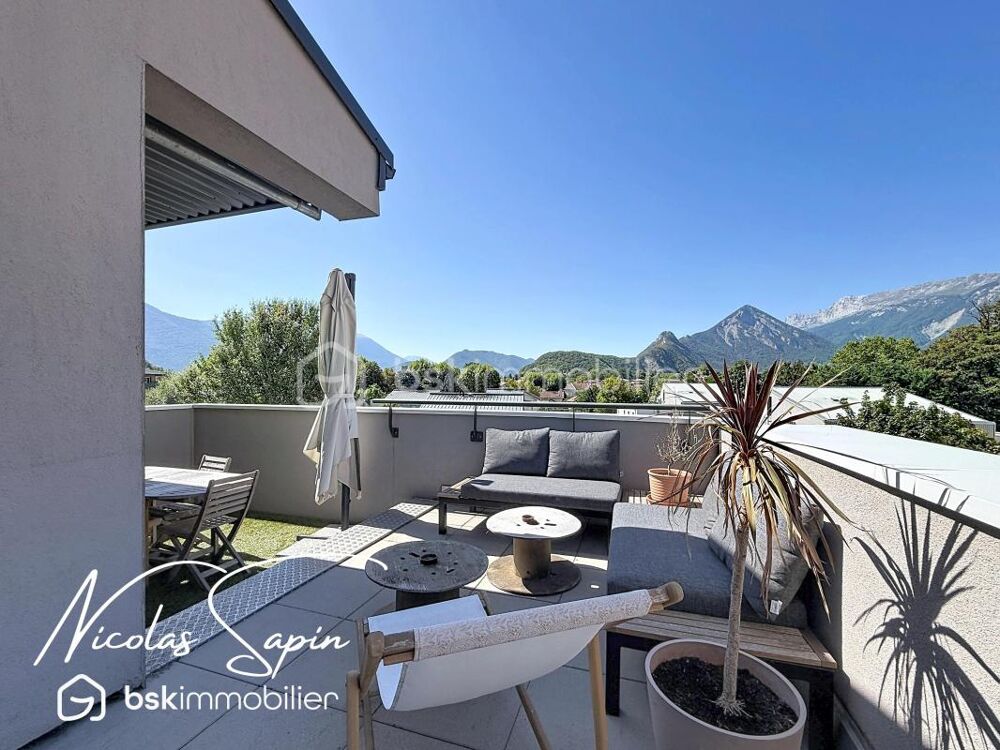 Vente Appartement T2 en dernier étage avec terrasse de 62m2 Varces allieres et risset