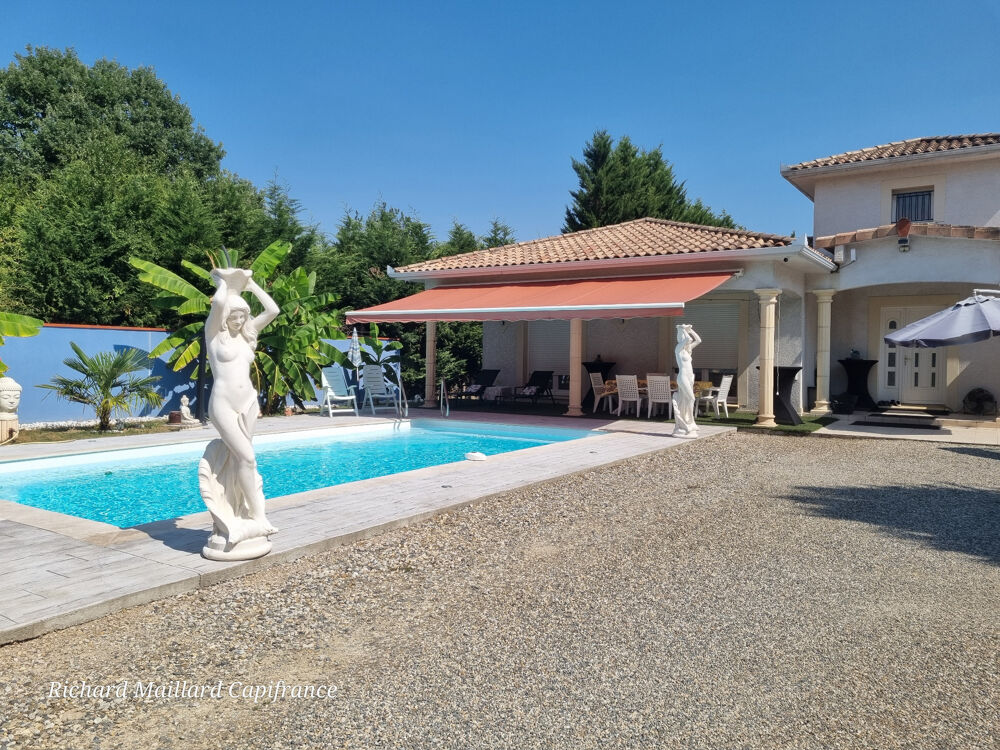 Maison 215m² + Gîte 4 épis déjà loué - Piscine - St-Porquier 82