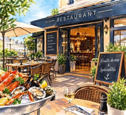 BELLE OPPORTUNIT&Eacute; DE REPRISE – RESTAURANT &Agrave; FORT POTENTIEL SUR LA C&Ocirc;TE FLEURIE 320000 14160 Dives sur mer