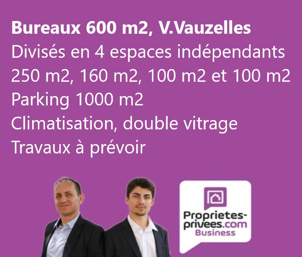   VARENNES-VAUZELLES - BUREAUX 600 M2 AVEC PARKING 