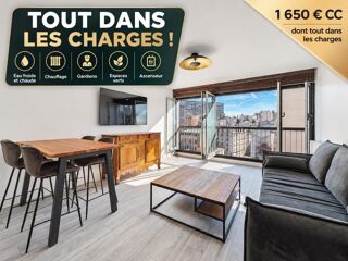 Location Appartement 2 pièces meublé au 8e étage avec vue dégagée - Jourdain Paris 20