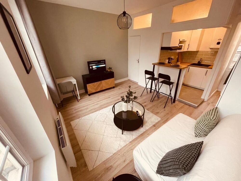 Vente Appartement Studio meublé 27m² – Rue Saint-Nicolas, hypercentre Rouen Rouen