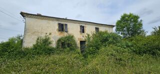 Vente Maison Dpt LANDES (40), à vendre à POUDENX, Maison + grange anciennes à rénover sur 1,7 hectare de terrain, au calme Poudenx