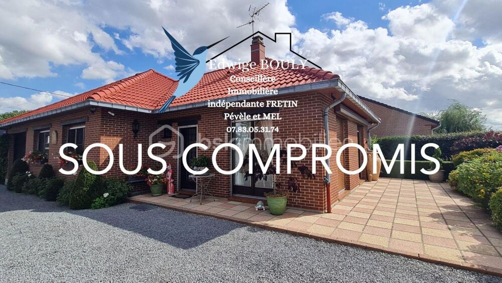 Baisse de prix ! Rare : Pavillon individuel plain-pied + 3 chambres + double garage + atelier+ jardin