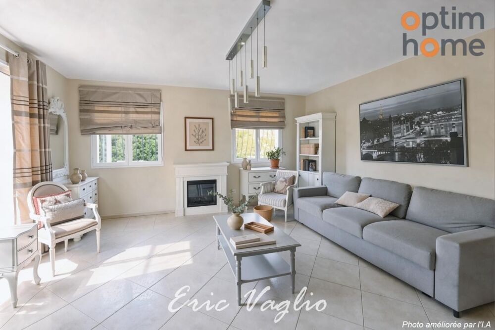 Vente Maison BOUC-BEL-AIR – Villa familiale aux beaux volumes, 174 m² habitables + 107 m² de sous-sol aménagé, piscine chauffée et terrain de Bouc bel air