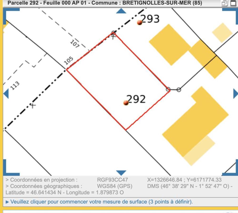 Vente Terrain Terrain Bretignolles sur mer
