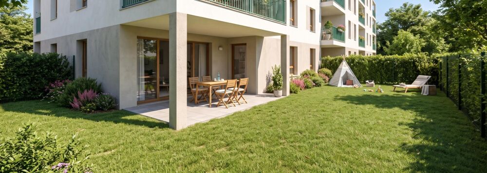 Vente Appartement T3 avec terrasse et vaste jardin privatif Venissieux