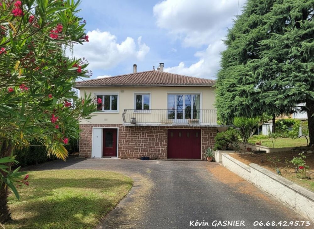 LINARS (16730) : Maison de 136m2 + 2 garages