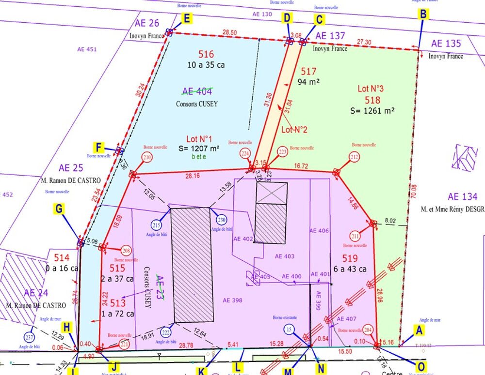 Vente Terrain Terrain Abergement la ronce