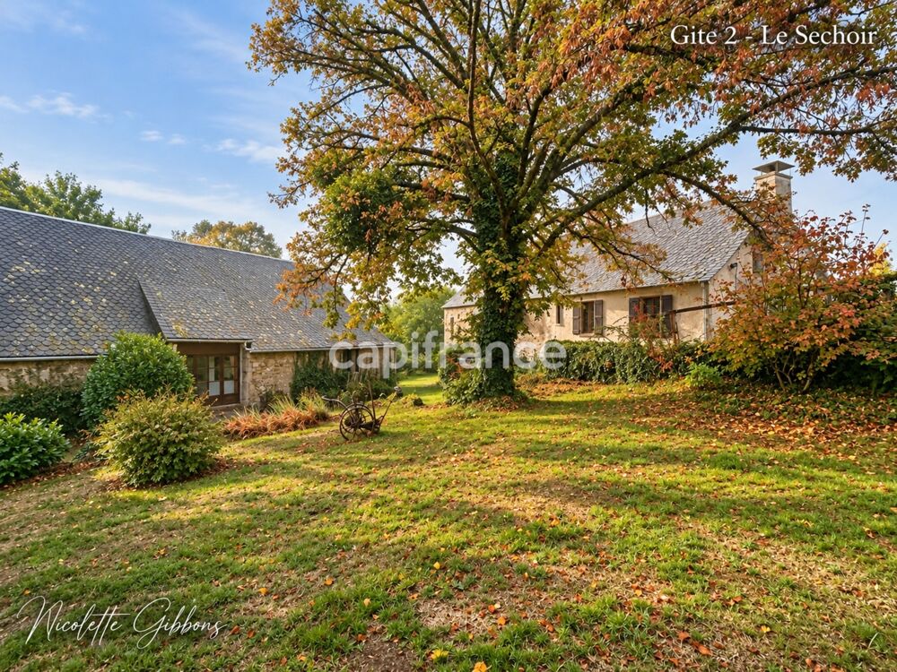 Vente Propriété/Château CORRÈZE – PROPRIÉTÉ SUR 6 HECTARES, SOURCE, FORET AVEC MAISON PRINCIPALE ET 4 GÎTES – VALLÉE DE LA DORDOGNE Argentat