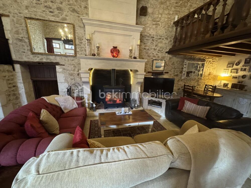 Maison principale + 3 gîtes  Bord de Creuse  Sud Touraine