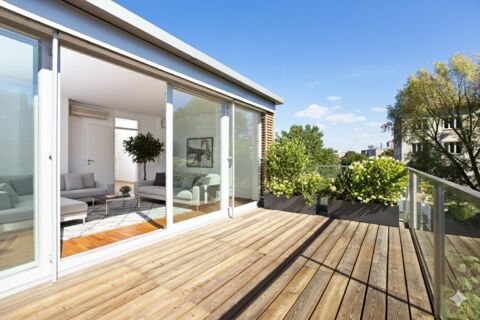   ** Retour de lot -  LIVRAISON RAPIDE - 3 PI�CES au DERNIER ETAGE � SUPERBE TERRASSE 60m2 � PARKING Appartement - 3 pi�ce(s) - 60 m�