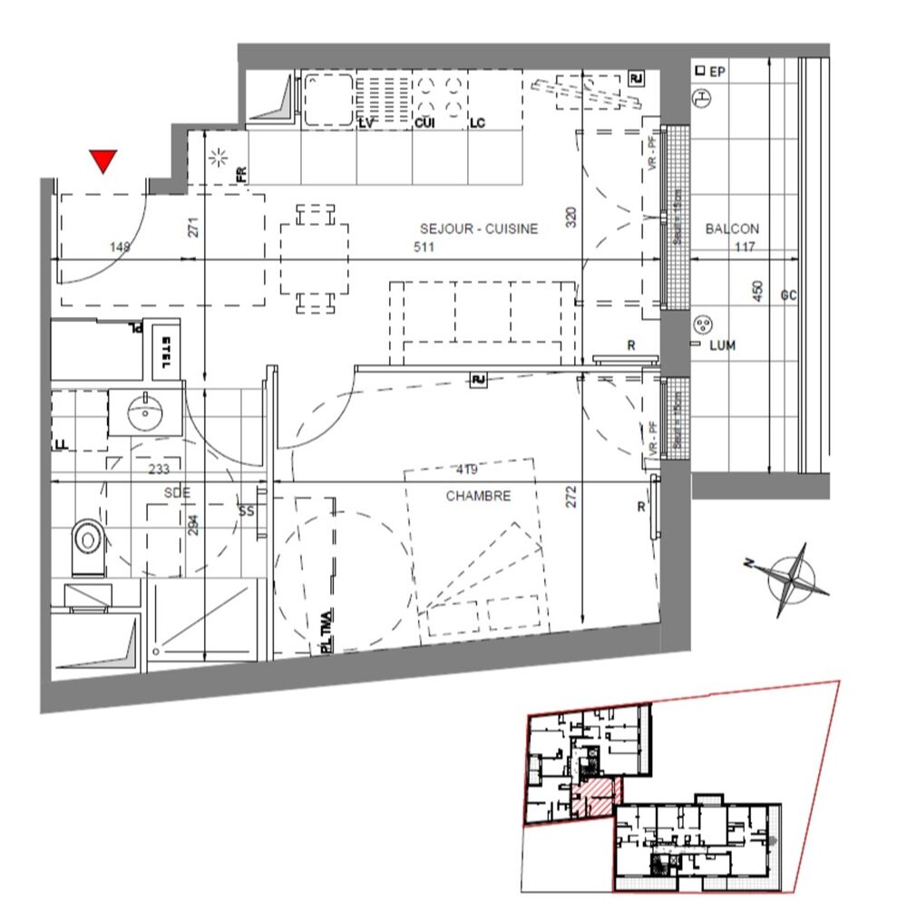 Vente Appartement appartement T2 neuf à vendre ISSY LES MOULINEAUX (92) surface habitable 36.90 m2 + balcon 5.20 m2 Issy les moulineaux