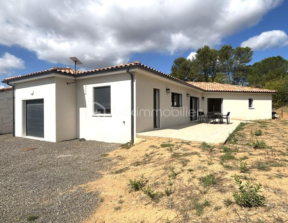 Vente Villa MAISON NEUVE 155 M² - 4 CHAMBRES + BUREAU - GARAGE - RE 2020 - TERRAIN 950 M² - MALVES-EN-MINERVOIS Malves en minervois