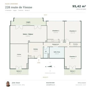 Vente Appartement Appartement de 4 pièces de 95 m² à Lyon Lyon 8