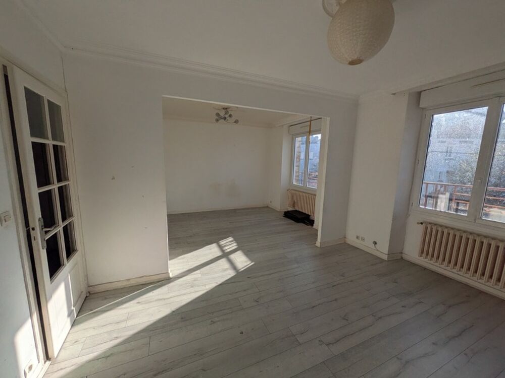LORIENT APPARTEMENT DE 66 M² HABITABLE A RAFRAICHIR DE TYPE 3 A PROXIMITÉ DU CENTRE VILLE ET DE LA ROCADE