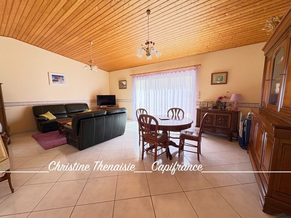 Maison à vendre 4 pièces Plain-Pied - 3 chambres - Garage - Quartier des 5 Pineaux SION SUR L'OCÉAN (85)