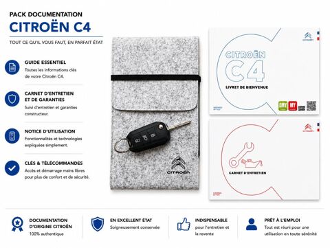 C4 1.5l B HDI 110cv Pack FEEL GPS/CAMERA/CLIM idem 308, megane, 2023 occasion 60430 Abbecourt