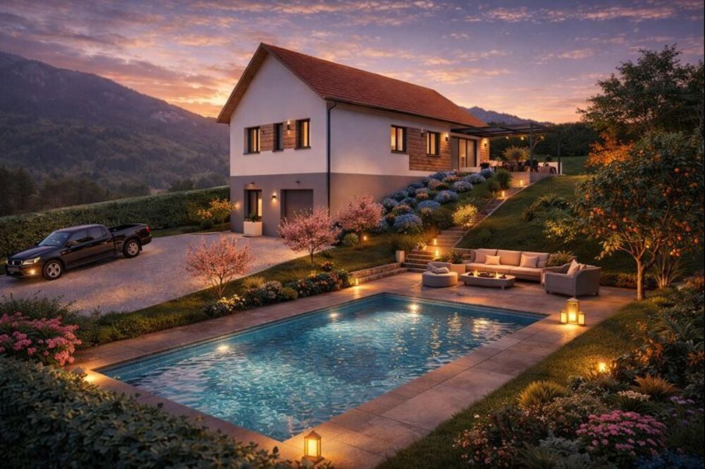 Vente Terrain Terrain La Combe De Lancey 1240m2 LOT 2 avec espace boisé de 1360m2 La combe de lancey