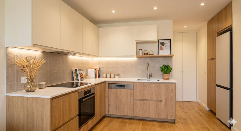 - T3 COEUR DE VILLE en DERNIER ETAGE avec BALCON et PARKING, proche MÉTRO -