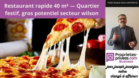 Restaurant rapide 40 m&sup2;  Quartier festif, gros potentiel 77800 31000 Toulouse