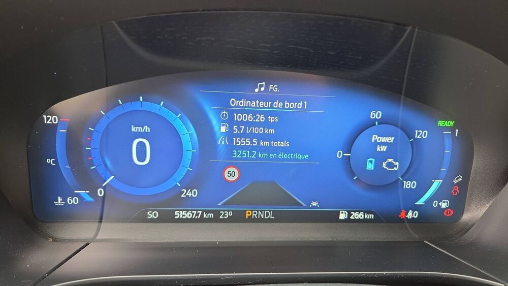 Kuga 2.5 Duratec 190 Flexifuel Hybrid CVT Titanium - Automatique 2023 occasion 78000 Versailles