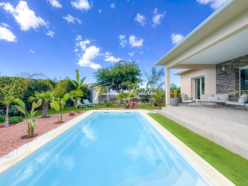 À Vendre Villa contemporaine T4 de 92m², Piscine, Proche mer, Venzolasca, Haute-Corse (2B)