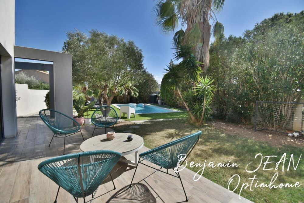 Vente Maison SÉRIGNAN – ÉLÉGANTE CONTEMPORAINE AVEC PISCINE DANS UN CADRE PRIVILÉGIÉ Serignan