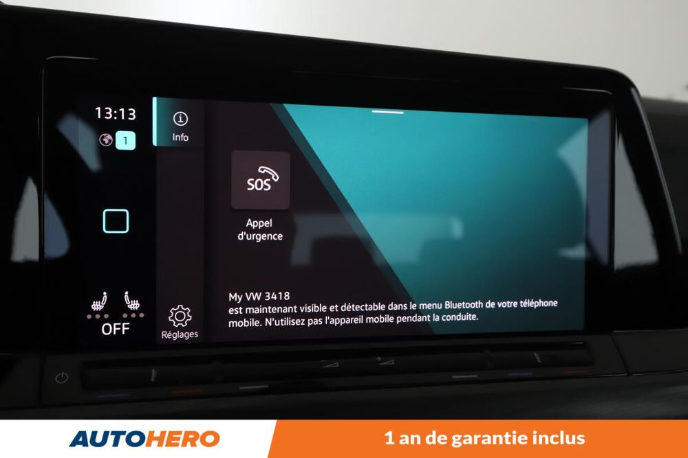 Golf VIII 1.4 Hybrid Rechargeable OPF DSG6 204 ch 2021 occasion 92130 Issy-les-Moulineaux