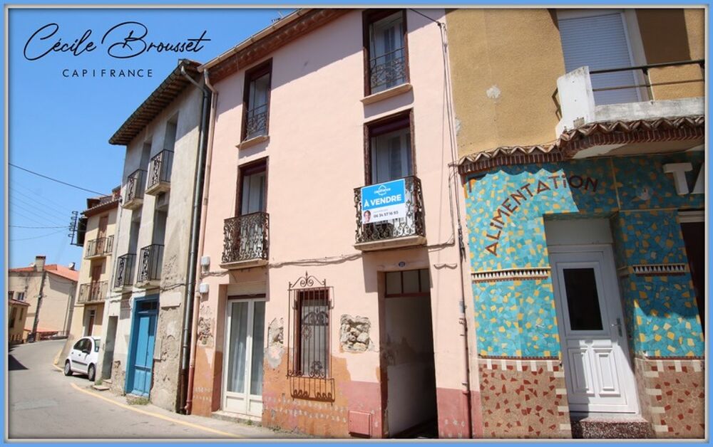 Maison de village rénovée à vendre 7 pièces SAINT LAURENT DE CERDANS (66)