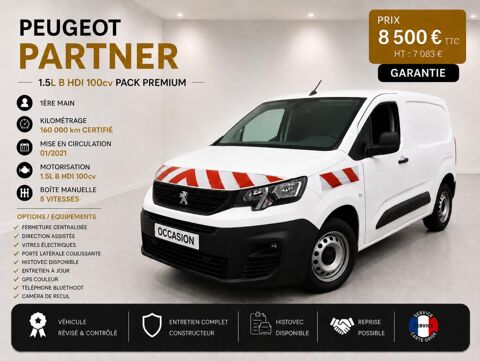 Annonce voiture Peugeot Partner 8500 €