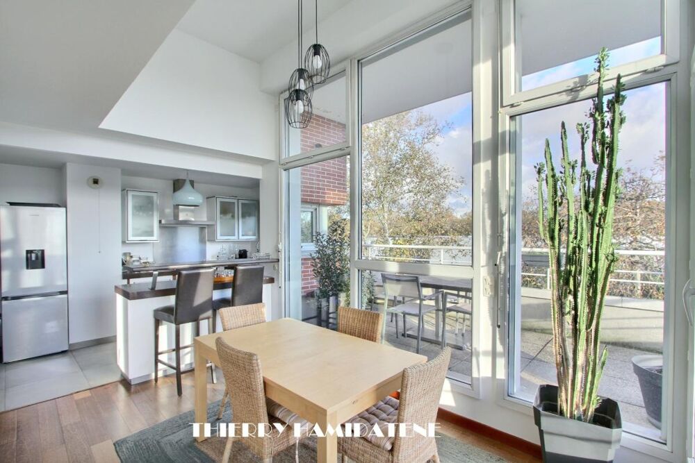 Vente Duplex/Triplex COTEAUX LIMITE SANNOIS !! COUP DE COEUR ASSURE MAGNIFIQUE APPARTEMENT EN DUPLEX AVEC TERRASSE 117M2 -6 PIECES -4CHAMBRES DOUBLE Argenteuil