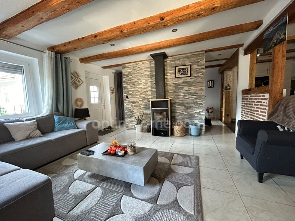 Vente Maison SAINT-LOUIS, 7min à pied frontière, jolie maison de ville de 139.64m² (100m² habitable), 3chambres, terrain de 3ares, terrasse, Saint louis