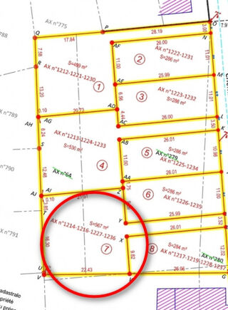  Terrain � vendre 567 m�