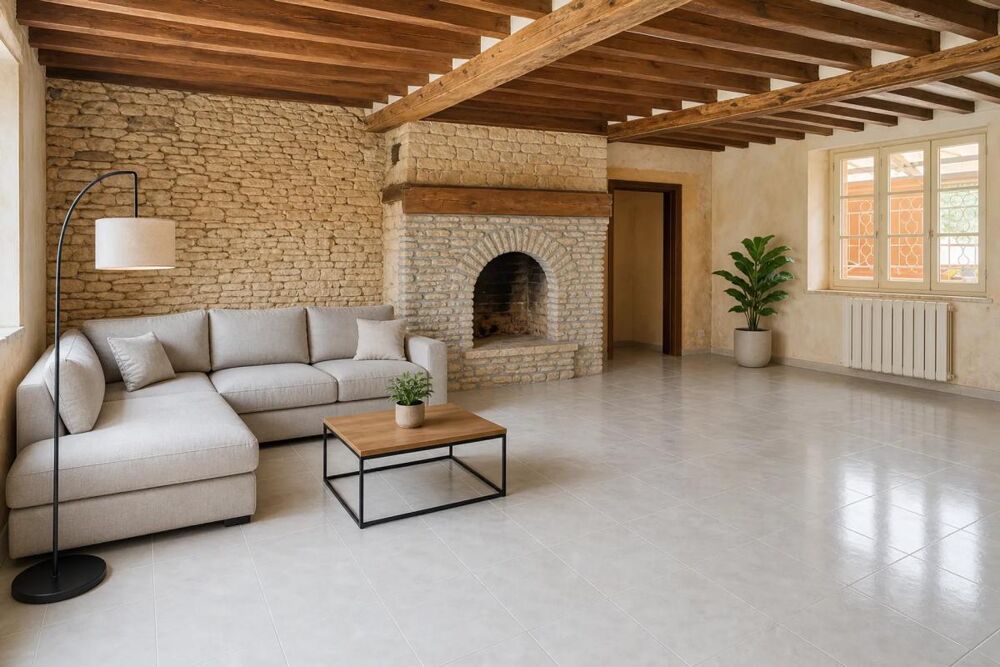 Maison en pierre à rénover de 126 m² à vendre à Gouverne en Auge