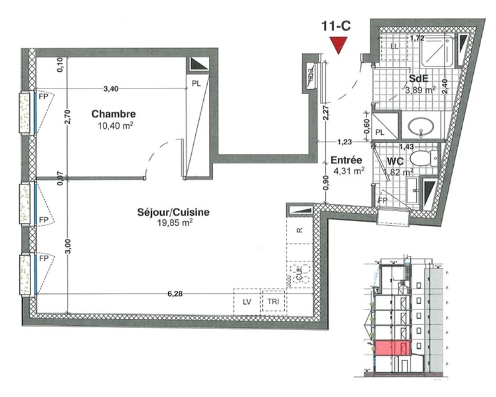 Vente Appartement appartement T2 neuf à vendre BOULOGNE BILLANCOURT (92), surface habitable 40.27 m2 Boulogne billancourt