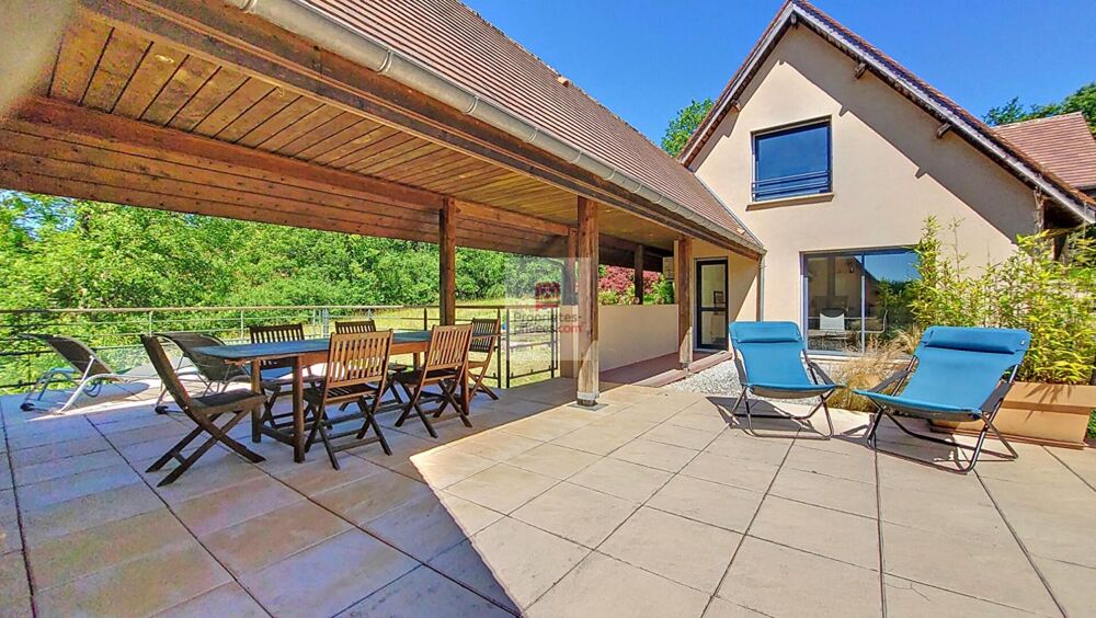 2 Maisons contemporaines. VUE. CALME. 5 Chambres, 4 salles d'eau. Jardin environ 1ha