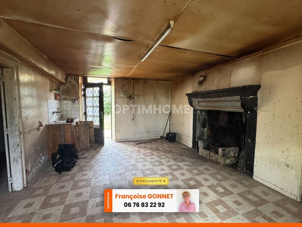 Vente Maison Maison 3 pièces - 52 m² - Terrain 6 900 m² avec mare - SAINT AOUT (36) - 22 000 € Saint aout