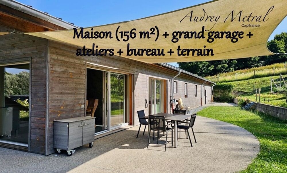 Maison d'environ 156 m2 à vendre à MAGNIEU (01) - atelier - stockage/entrepôt - garage - terrain