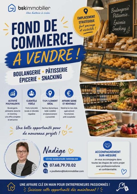 ? &Agrave; VENDRE – FONDS DE COMMERCE BOULANGERIE • P&Acirc;TISSERIE • SNACKING • &Eacute;PICERIE 105000 50520 Reffuveille