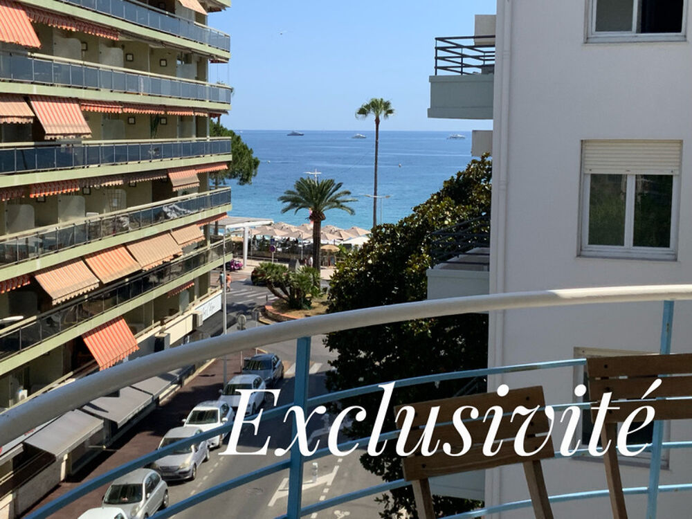 Dpt Alpes Maritimes (06), à vendre JUAN LES PINS appartement T1 vue mer