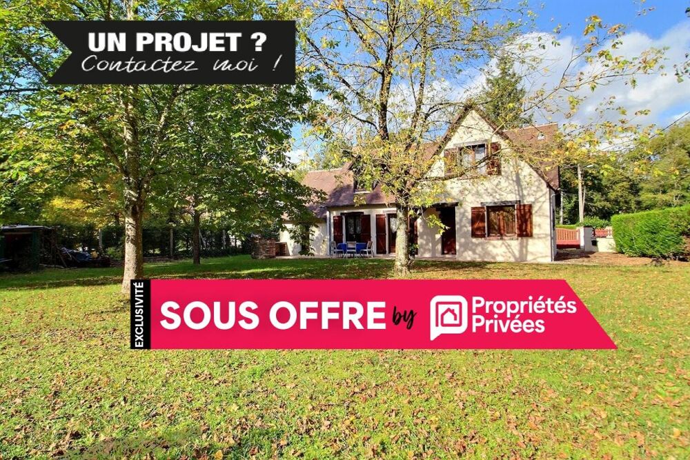 A 1h de PARIS - Secteur recherché - Maison de 130 m2 - 4 CHAMBRES - GARAGE - TERRAIN 2088 m2