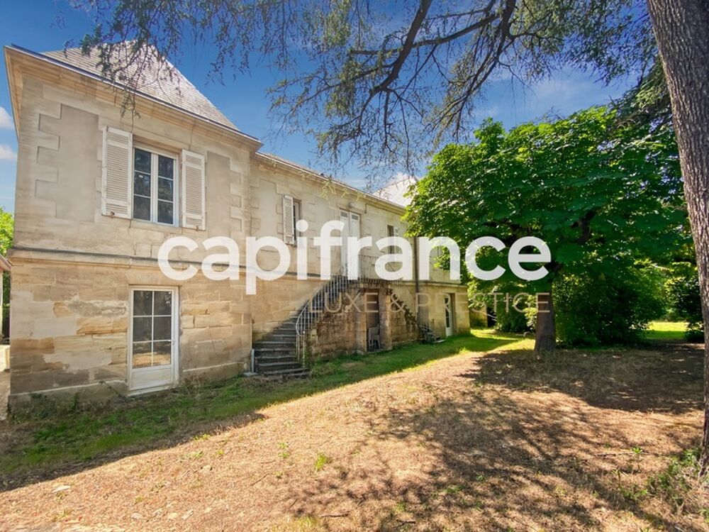 Maison de caractère en pierre 300 m² avec dépendance et grand parc  Proche Bordeaux