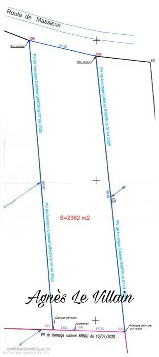  Terrain à vendre 2382 m²
