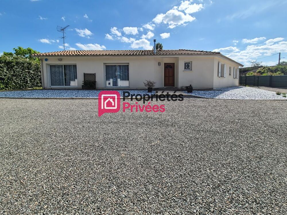 Maison plain-pied 128 m2, 6 pièces, 1162 m2 de jardin clos