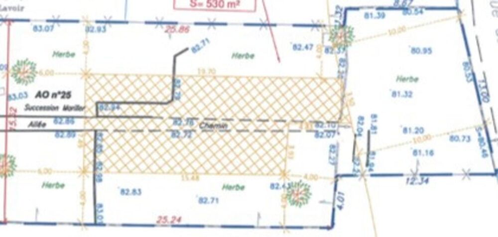 Vente Terrain RARE A CHARTRETTES (77) - Terrain constructible de 530 m2 Chartrettes