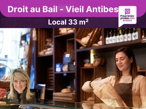 ANTIBES, Vieille ville - Droit au Bail , local 33 m&sup2; , Terrasse 97000 06600 Antibes