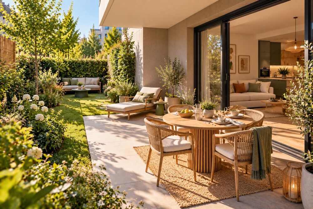 Rare T2 avec terrasse et jardin à 300 mètres du métro