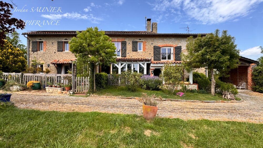 Vente Maison PROPRIÉTÉ D'EXCEPTION EN PLEINE CAMPAGNE – 292 m² – 2 HECTARES – GÎTE – PISCINE – CALME ABSOLU proche de CARAMAN (31) Caraman