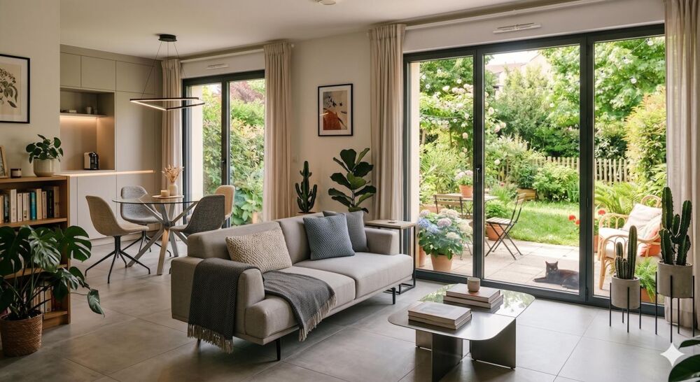 SUPERBE 2 PIÈCES NEUF AVEC TERRASSE & JARDIN